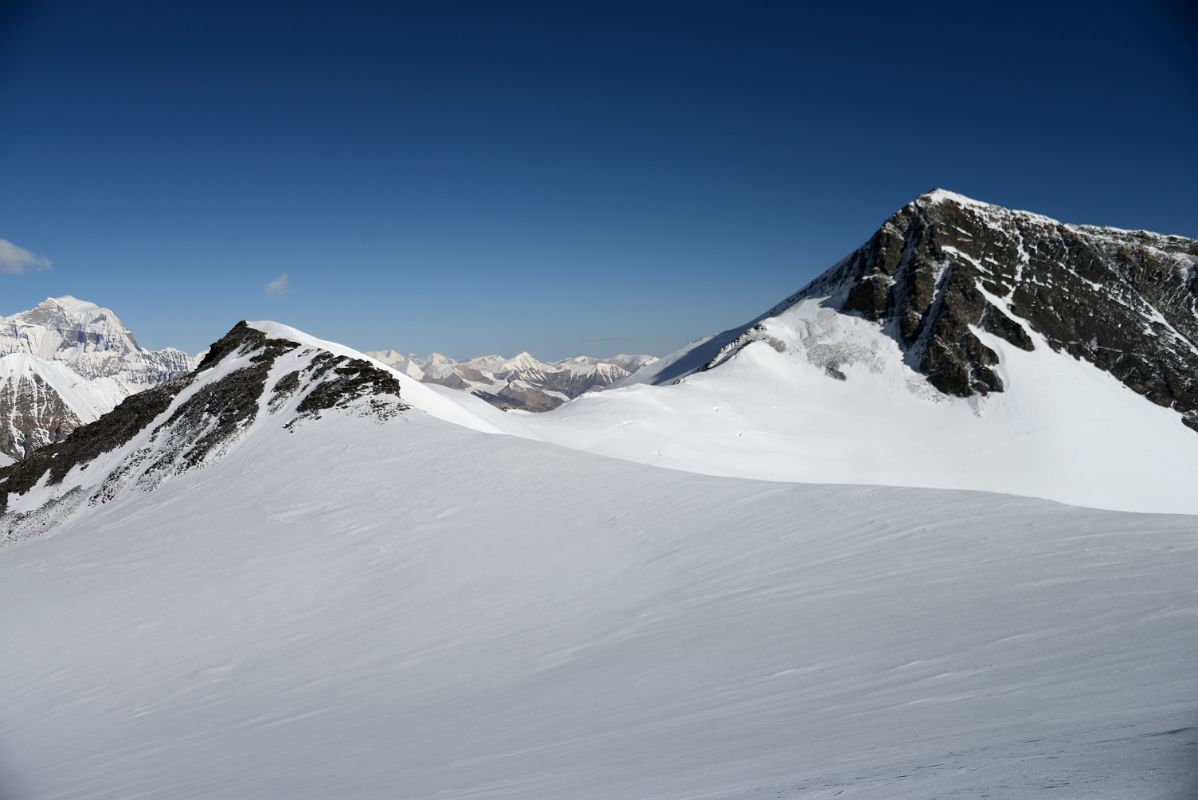 39 Gyachung Kang And The Lower Mountains North of Cho Oyu In Tibet Early Morning On The Climb To Lhakpa Ri Summit 